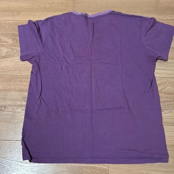 Vintage Ralph Lauren Sport Lavendar Purple 100% Cotton T-Shirt Size Medium with - Picture 8 of 8